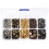 Star Rivets Metal Studs 0.47x0.43 polegadas 200 conjuntos de fixadores multi-cor 1