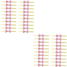 200 db-os sütőcsomag nyakkendő szalag pont masni acél tömítés cukorkazsák desszert csomagoló szalaghoz