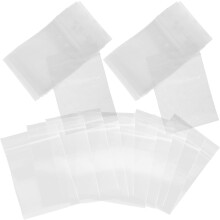 200 sacs de rangement en plastique refermables et auto-scellants, 5 x 7 cm, épaisseur 12 mil