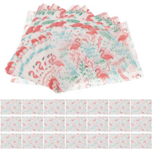 200 vellen siliconenpapier met flamingo-patroon