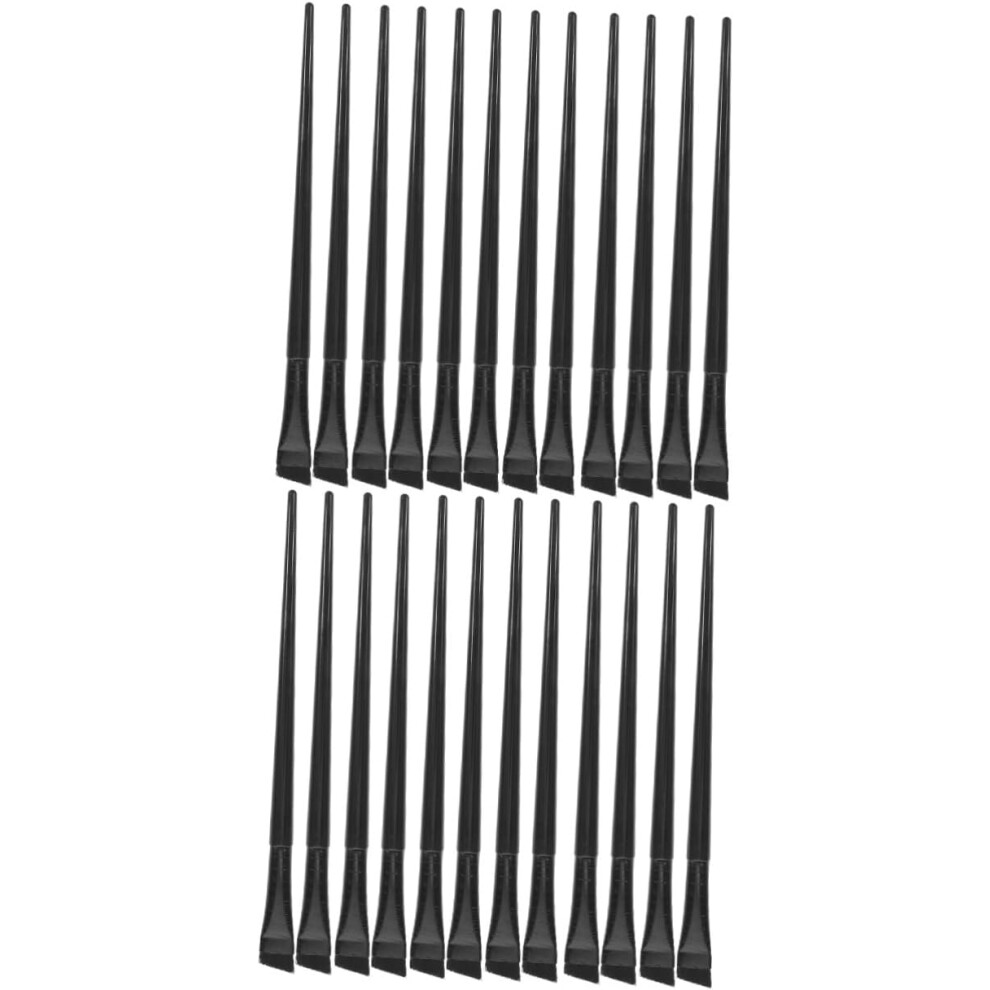 Hkhbjs 24Pcs Professional Eye Makeup Brush Angled Eyebrow For Eyeshadow Makeup Ultra Fine Eyeliner Brush Cosmetic Tool