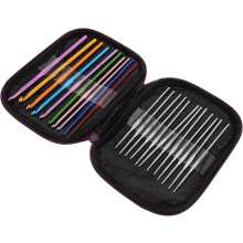 Strickwerkzeug-Set: Ergonomische Häkelnadeln aus Metall, Edelstahl und Aluminium
