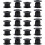 24Pcs 12Mm Foosball Table Bearing Replacement Bushing Set 1
