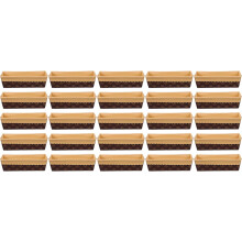 25 stuks papieren broodvormen, bootvormige toastvormen zonder bodem.