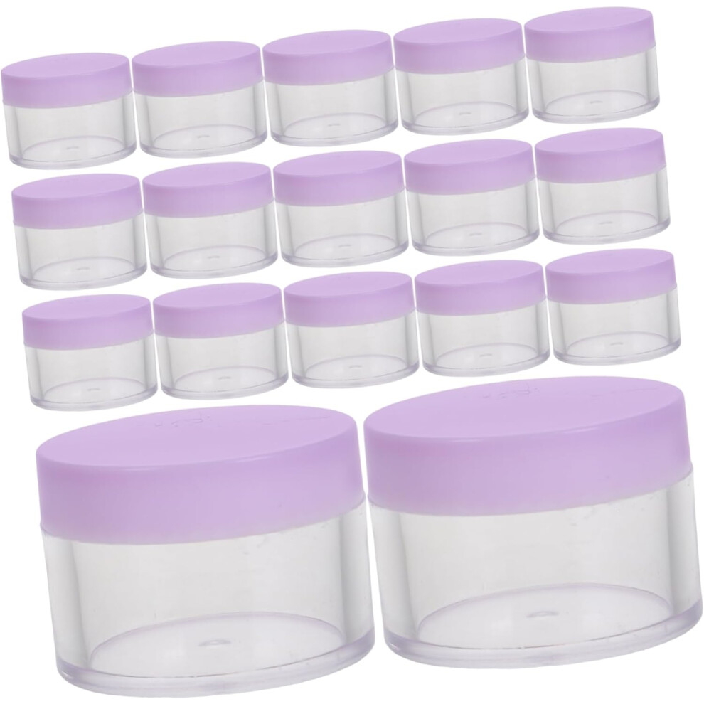 Hkhbjs 25Pcs Travel Containers Round Makeup Lotion Skincare Sample Storage For Toiletries For Travel And Sample Sharing
