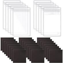 50pcs Jewelry Storage Pouches with Anti-tarnish Sheets, Thickened Pvc Earring and Ring Bags