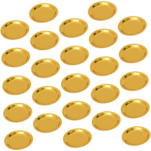 25 plateaux en papier jetables pour fêtes, assiettes à gâteaux et autres gourmandises.