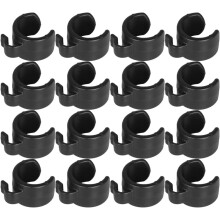 25 Stück flexible Kunststoff-Kabelklemmen für Mikrofonrohre mit 25 mm Durchmesser