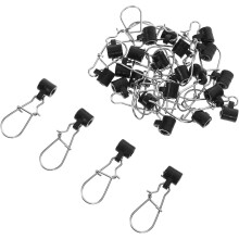 25 Stück Edelstahl-Angelhaken-Schieberverbinder, robuste Duo-Lock-Schnellverschlüsse für Angelschnüre
