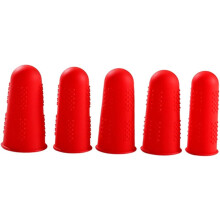 25 unidades de fundas de silicona resistentes a altas temperaturas para dedos, antideslizantes, para uso doméstico.