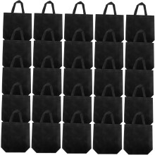 25 bolsas de compras grandes reutilizables, tipo tote, para exteriores, para mujer, con asas, de tela no tejida.