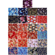 25 Blatt DIY-Bronzing-Patchwork-Baumwollstoff mit Blumenmuster, handgefertigt