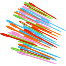 250Pcs Plastic Knitting Needles 7Cm Tube Sweater Needles DIY Knitting Tools