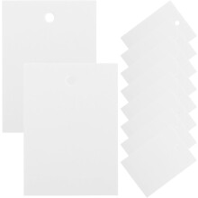 250 weiße, unbeschriftete Preisschilder für Kleidung (3,5 x 5 cm)