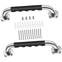 Stück rutschfeste Armlehnen aus Edelstahl für Badezimmer, Dusche und Toilette