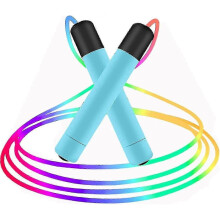 LED Light Up Skipping Rope for Kids Boys Girls, Luminous Skipping Rope for Students Physical Education Class, Adjustable, Suitable for Men Women Fitne