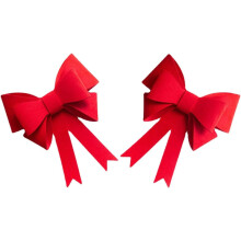 2pcs grande bow tie árvore de Natal decorações coroa arco