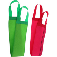 Peeling-Badetuch, 2er-Pack, gestreift, langer Rückenschrubber