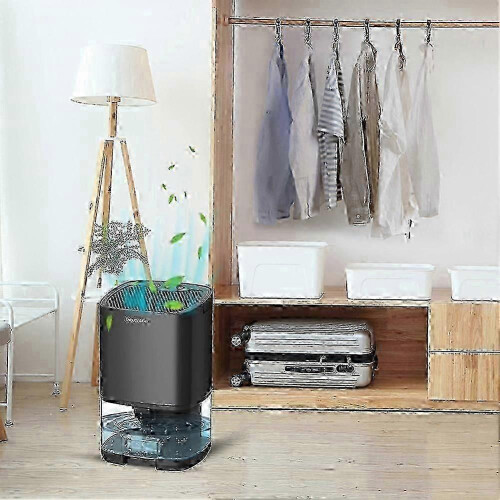 Piccolo deumidificatore portatile con luce LED per camera da letto e bagno. 2