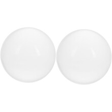 Lot de 2 sphères décoratives en verre pour la décoration intérieure et la méditation, élégantes boules en cristal