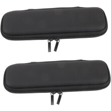 2pcs Hard Shell Electric Toothbrush Travel Case Mesh Pocket for Toothbrush and Toothpaste Covers