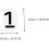 Stencil numerici in plastica PET bianca, lavabili e riutilizzabili, per progetti artistici fai da te. 5