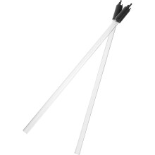 Lot de 2 baguettes de remplissage pour seaux à vin, en plastique noir au design moderne, faciles à utiliser et performantes.