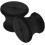 2pcs Rubber Tuning Fork Foot Fork Holder Compact Easy to Store Black 1