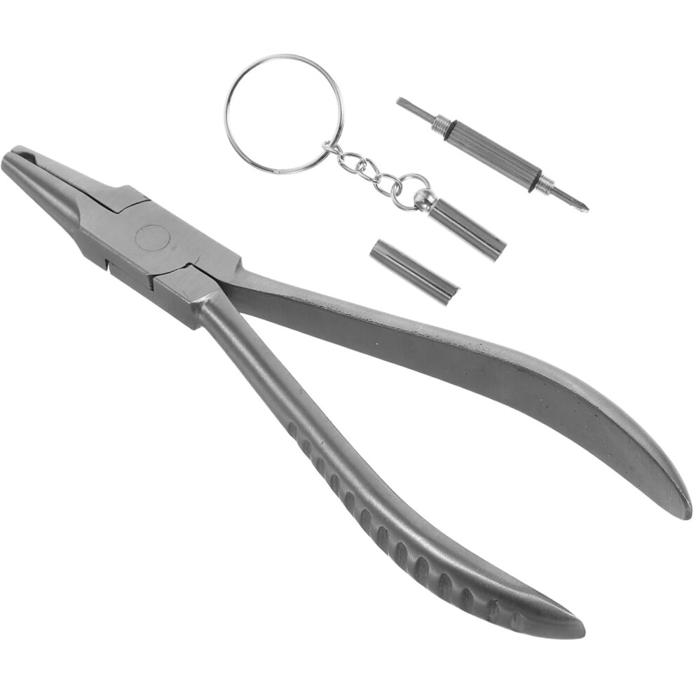 Hkhbjs 2Pcs Stainless Steel Eyeglass Repair Pliers Nose Pad Tools For Glasses Repair For Eyewear Maintenance