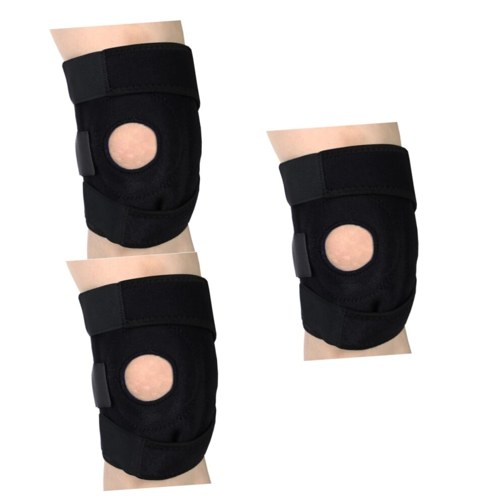 Hkhbjs 3Pcs Knee Support Brace Sleeve Knee Protector Brace For Running Hiking Outdoor Sports Activities