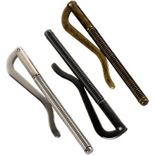3-teiliges Set Geldklammern mit Metallfeder und Scheckaufbewahrungsclips für Herren-Geldbörsen, robustes Nickel-Kupfer und Gunmetal-Schwarz
