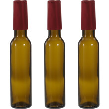3 kpl vihreitä lasisia viinipulloja 200 ml monikäyttöisiä viinipullokoristeeksi, voidaan käyttää maljakkona