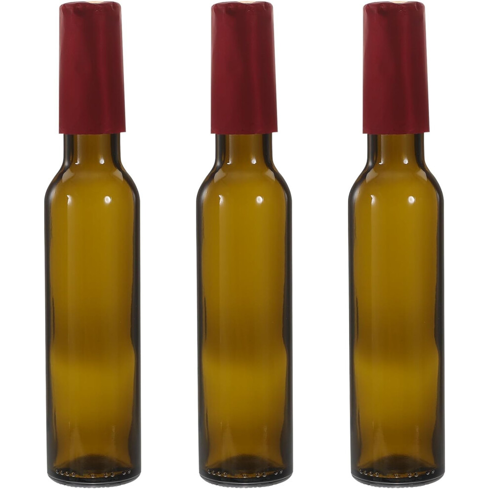 Hkhbjs Green 3Pcs Glass Wine Bottles 200Ml Multipurpose Wine Bottle Decor Can Be Used As Vase