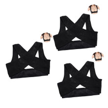3er-Set Damen-Haltungskorrekturbandagen zur Linderung von Rundrücken, verstellbare Rückenstütze, ergonomisches Design