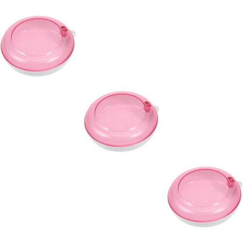 3er-Pack Aufbewahrungsboxen mit drehbarem Deckel