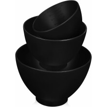 3 Silikon-Mischschalen für Gesichtsmasken – robustes Beauty-Zubehör