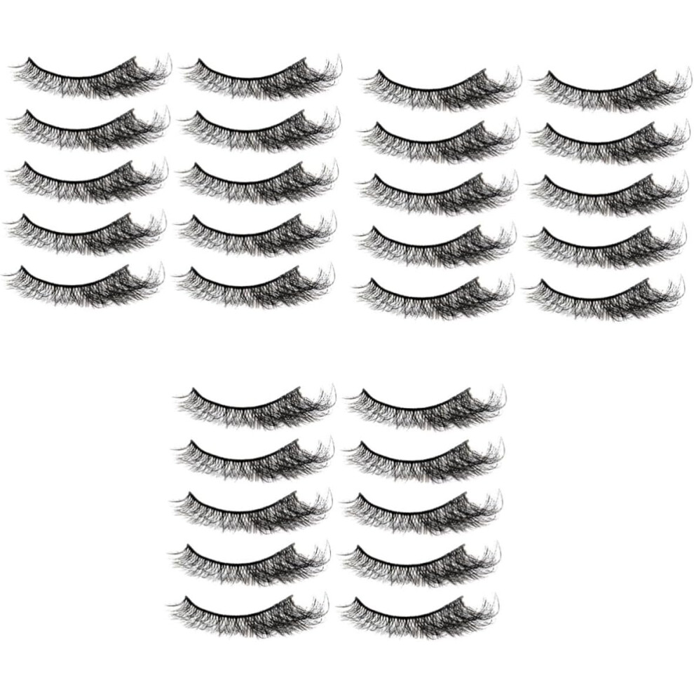 Hkhbjs Women Fake Eyelashes Natural Look Makeup Lashes Eye Fake Lashes For Women