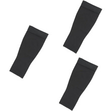 Lot de 3 paires de bas de contention pour mollets femme, extensibles et soulageant la pression, pour le sport, taille XXL, noirs