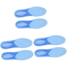 3 paia di solette spesse da corsa con cuscinetto in gel per supporto dell'arco plantare, traspiranti e antiscivolo, per scarpe da uomo e donna.