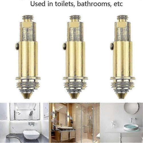 6 Pcs Click Clack Spring Brass Sink Plug Replacement for Kitchen Sink Bath Tub Basin Waste 1