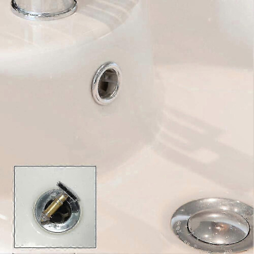 6 Pcs Click Clack Spring Brass Sink Plug Replacement for Kitchen Sink Bath Tub Basin Waste 2