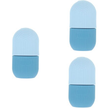 Lot de 3 rouleaux de massage glacés pour le visage, en silicone réutilisable, pour le soin de la peau des femmes.