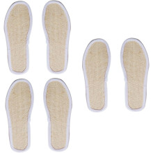3 Stück Luffa-Einlegesohlen, dämpfende, atmungsaktive und saugfähige Schuhaccessoires