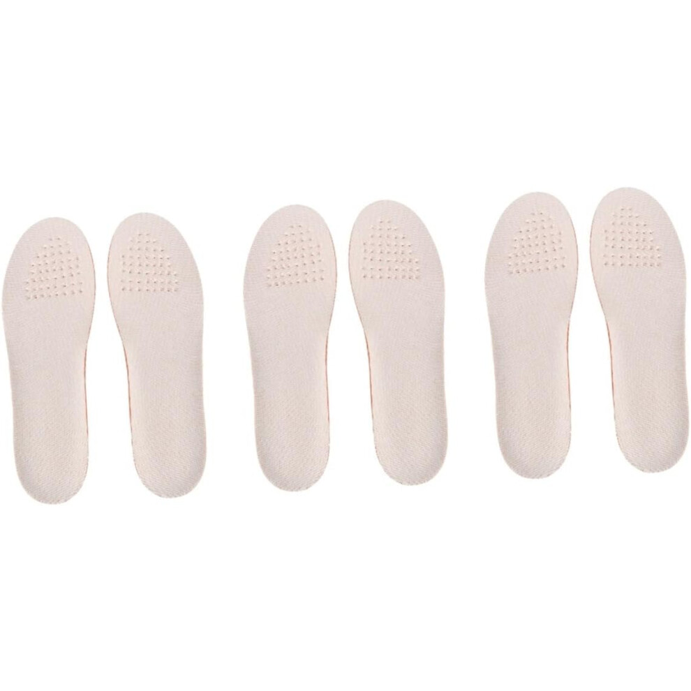 Hkhbjs 3Pcs Soybean Fiber Shoes Pad For Absorption Heighten Shoes Insoles For Lift Breathable Sports Insoles