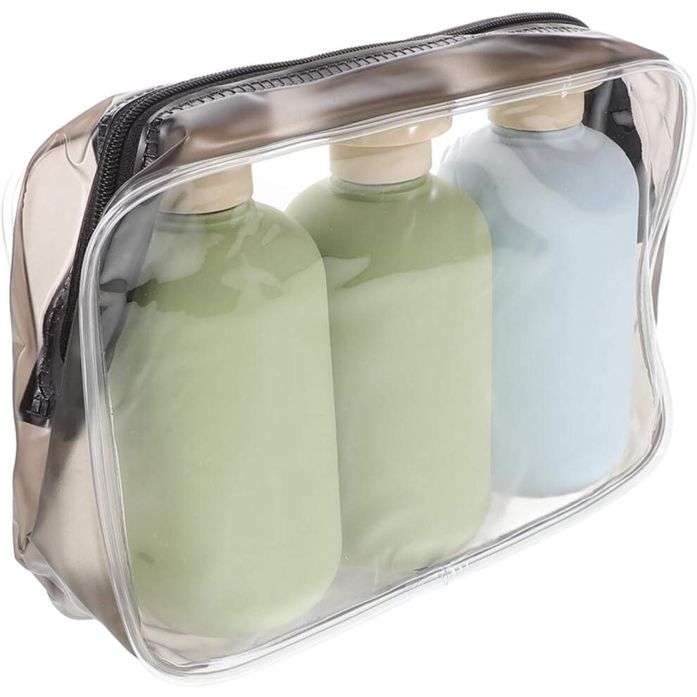 Hkhbjs 3Pcs Portable Travel Bottles Set For Toiletries, 200Ml Refillable Silicone Squeeze Containers