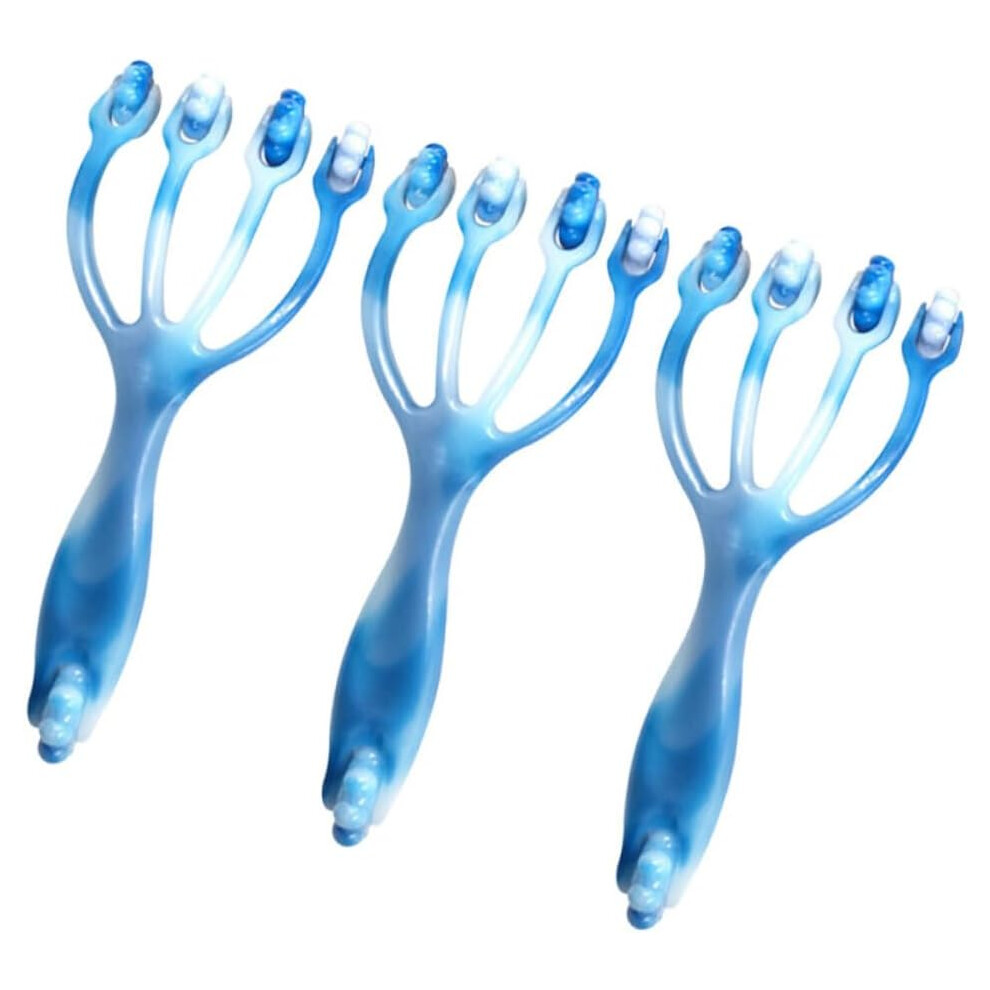 Hkhbjs 3Pcs Claw Massage Roller For Neck Foot Body Head Handheld Scalp Massager Tool