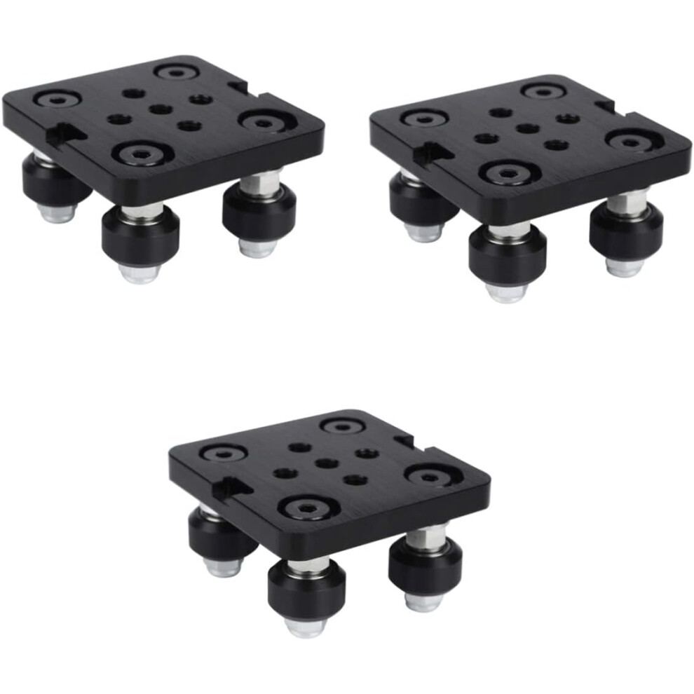 3Pcs Aluminum Profile Pulley For Printer Parts European Standard Used In Gantry Plate 5455468313523