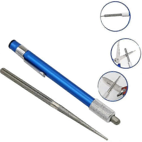 Diamond Knife Sharpening Rod 1 Set, Multifunction Pen Grinding Sharpener for Kitchen Knives, Hardware Tool Accessories 2