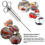 Kit d'injecteur de viande en acier inoxydable 304, robuste 2