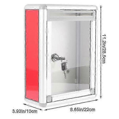 Wall Mount Hanging Letter Box for Customer Suggestions and Complaints 2